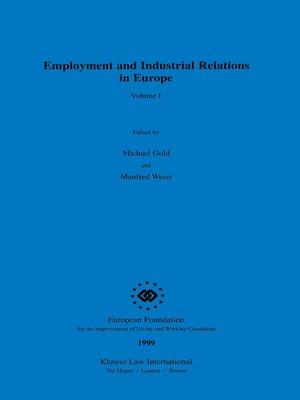cover image of Employment and Industrial Relations in Europe